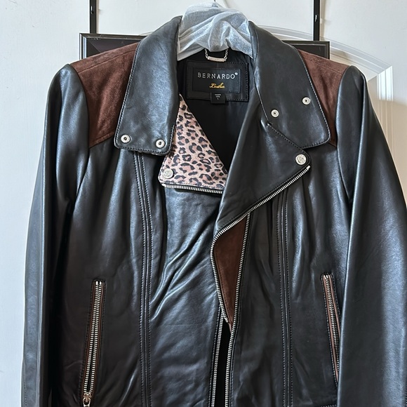 NWOT Bernardo Leather Jacket - Picture 2 of 13